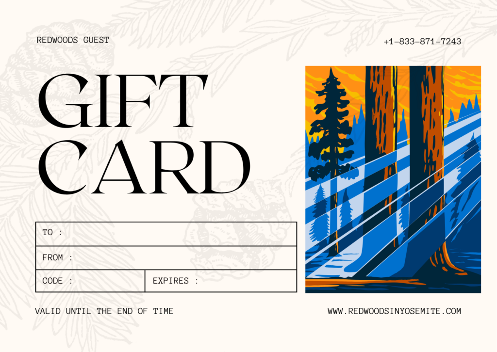 The Redwoods In Yosemite Gift Card